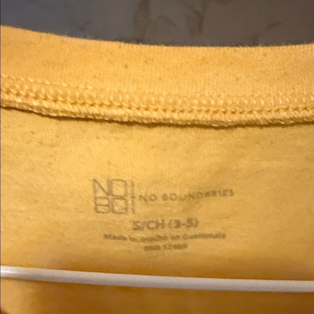 No Boundaries Sunny Yellow Short Sleeve Tee - Picture 2 of 6